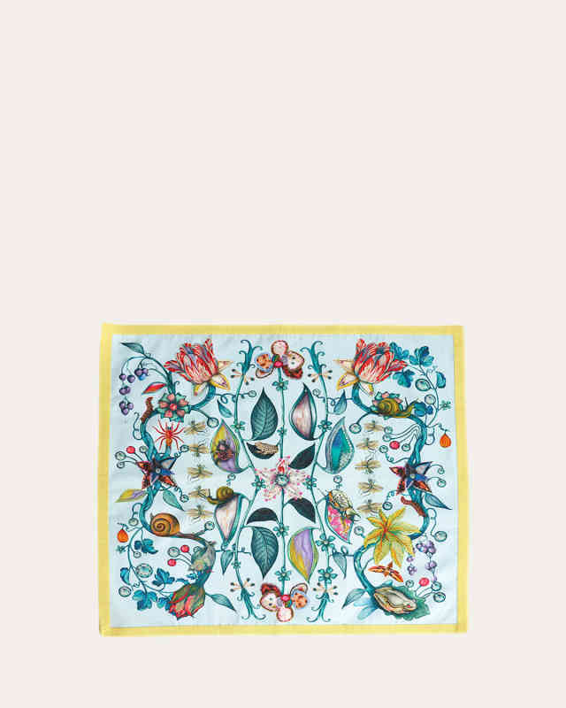 Beguiling Blue Marshlands Dinner Napkin